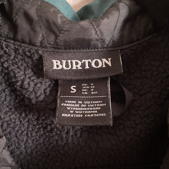Burton Men S Green Sherpa Fleece Outdoor Winter Snap Front Ridge Lined Shirt - Picture 8 of 15